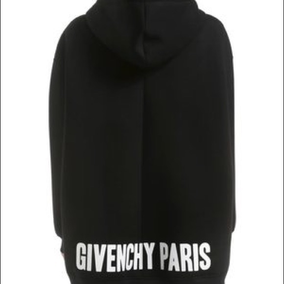 ❌SOLD❌ Givenchy Paris oversized logo hoodie size S - Picture 2 of 5